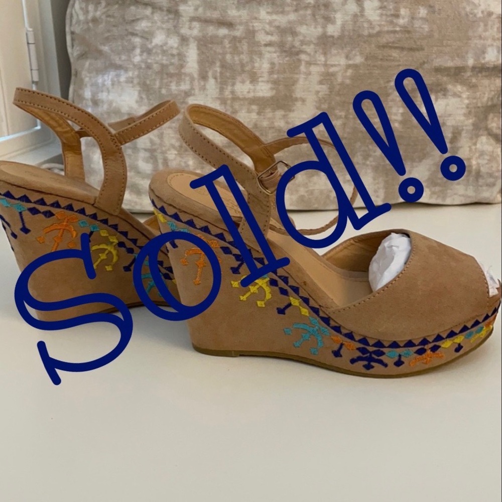 CHARLES ALBERT Anchor Wedges. NWOT